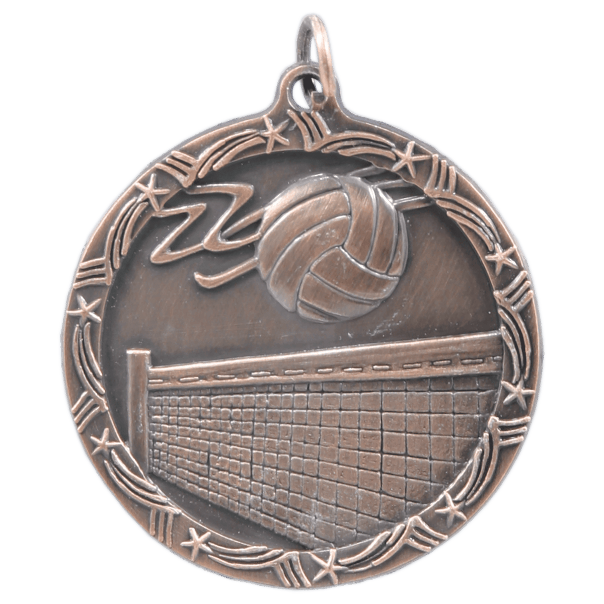 Volleyball Shooting Star Medal-Bronze