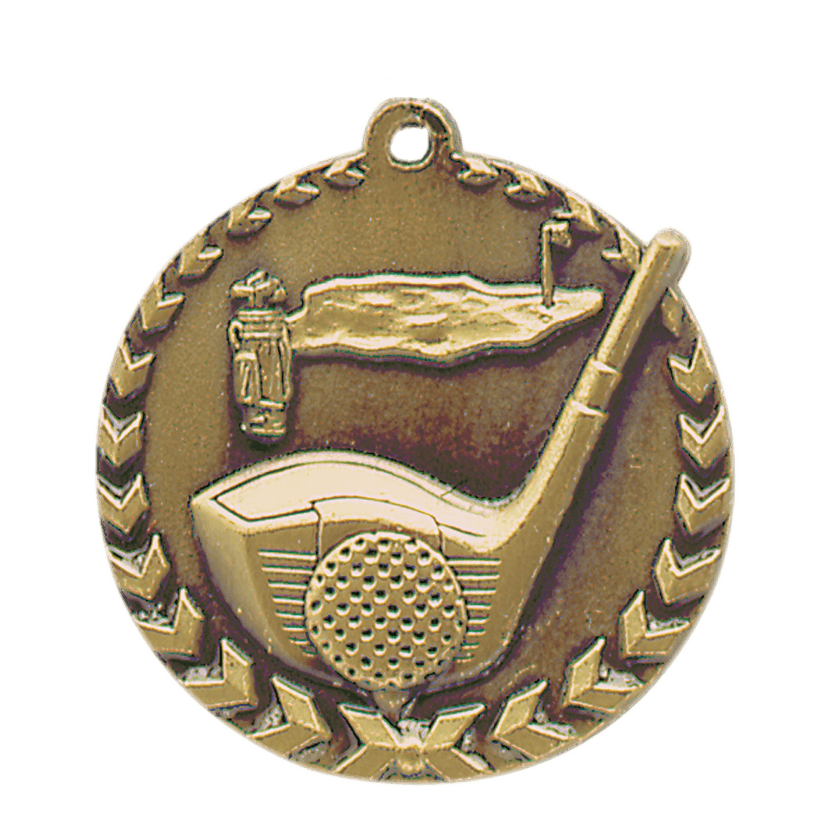 Golf Millennium Medal-Gold