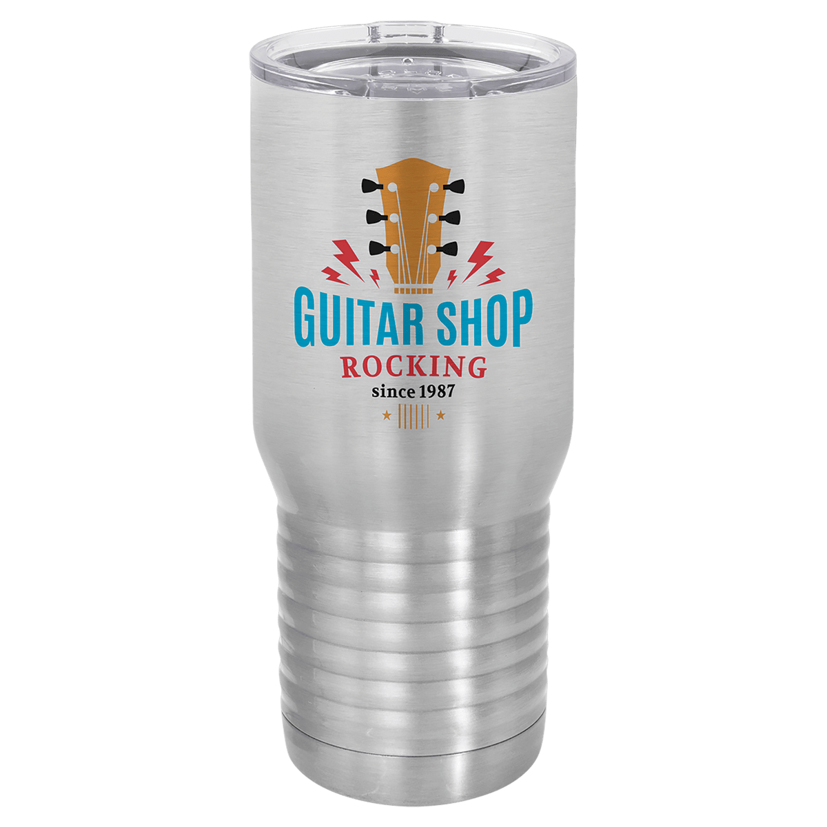 Stainless Steel Tall 20 oz. Sublimatable Polar Camel Ringneck Tumbler