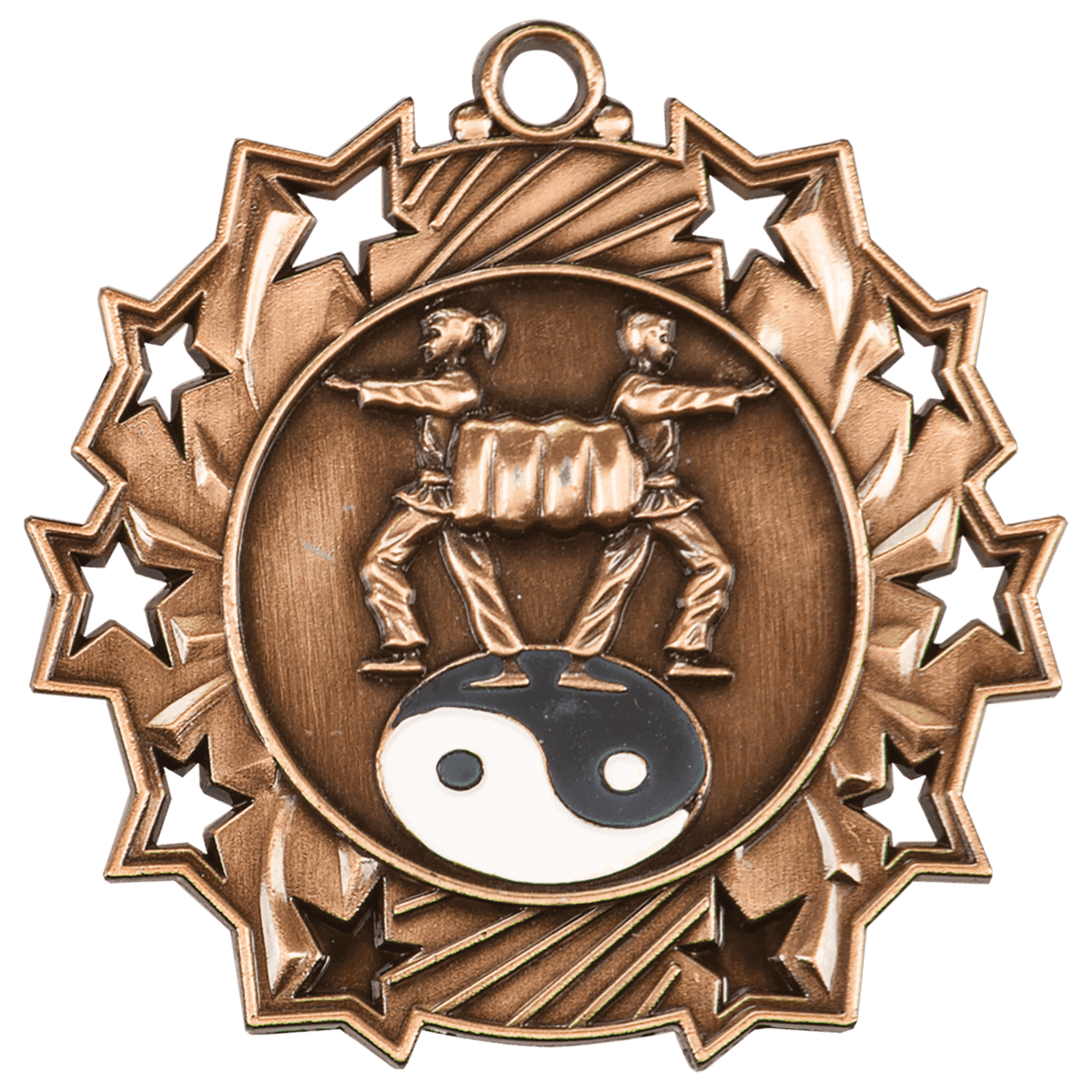 Martial Arts Ten Star Medal-Bronze