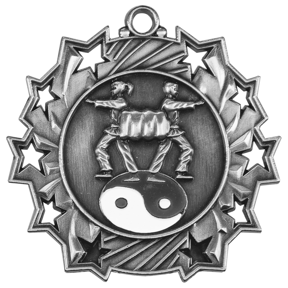 Martial Arts Ten Star Medal-Silver