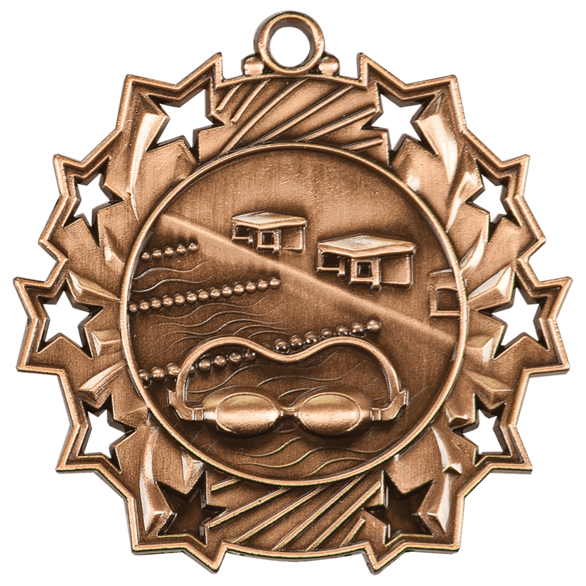 Swimming Ten Star Medal-Bronze