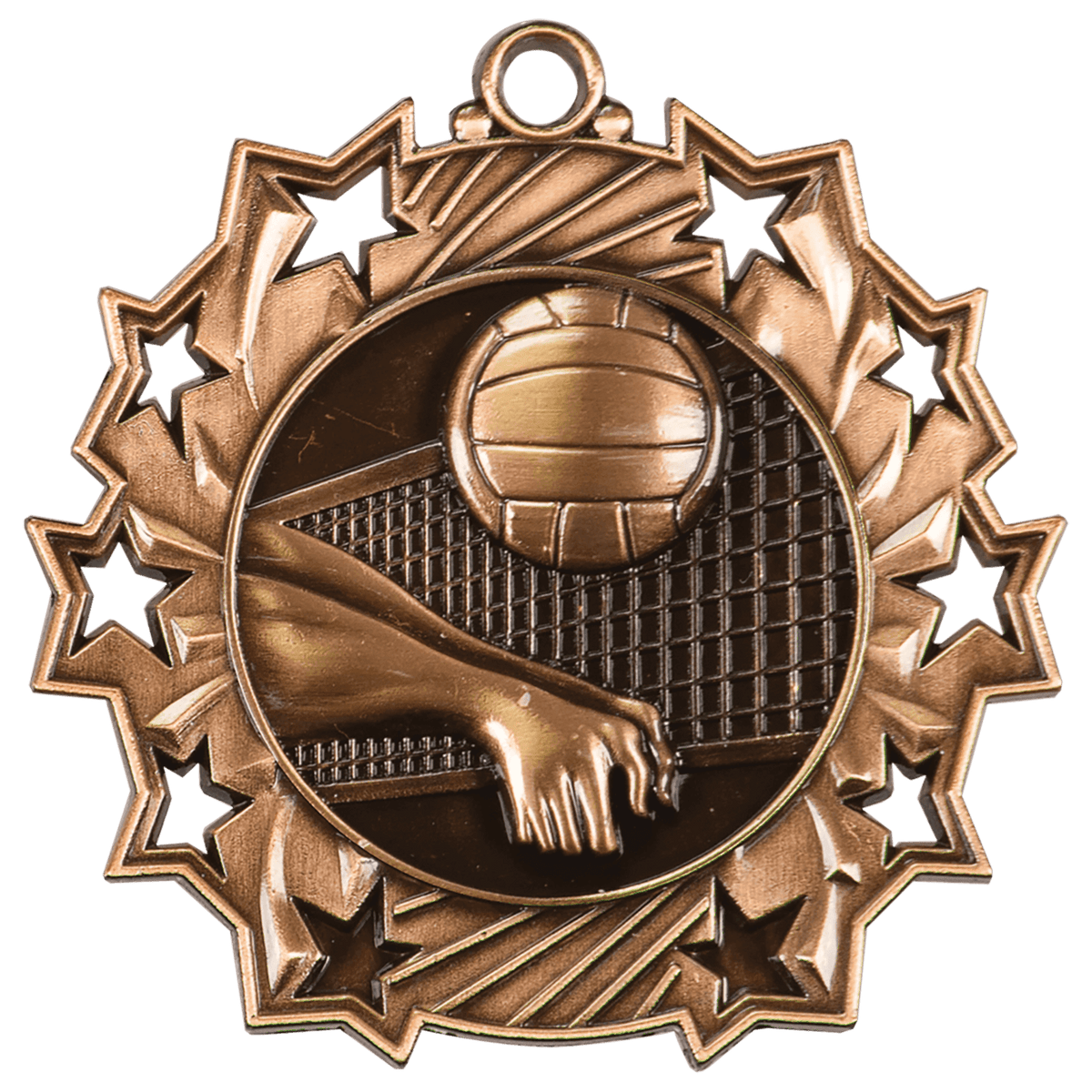 Volleyball Ten Star Medal-Bronze