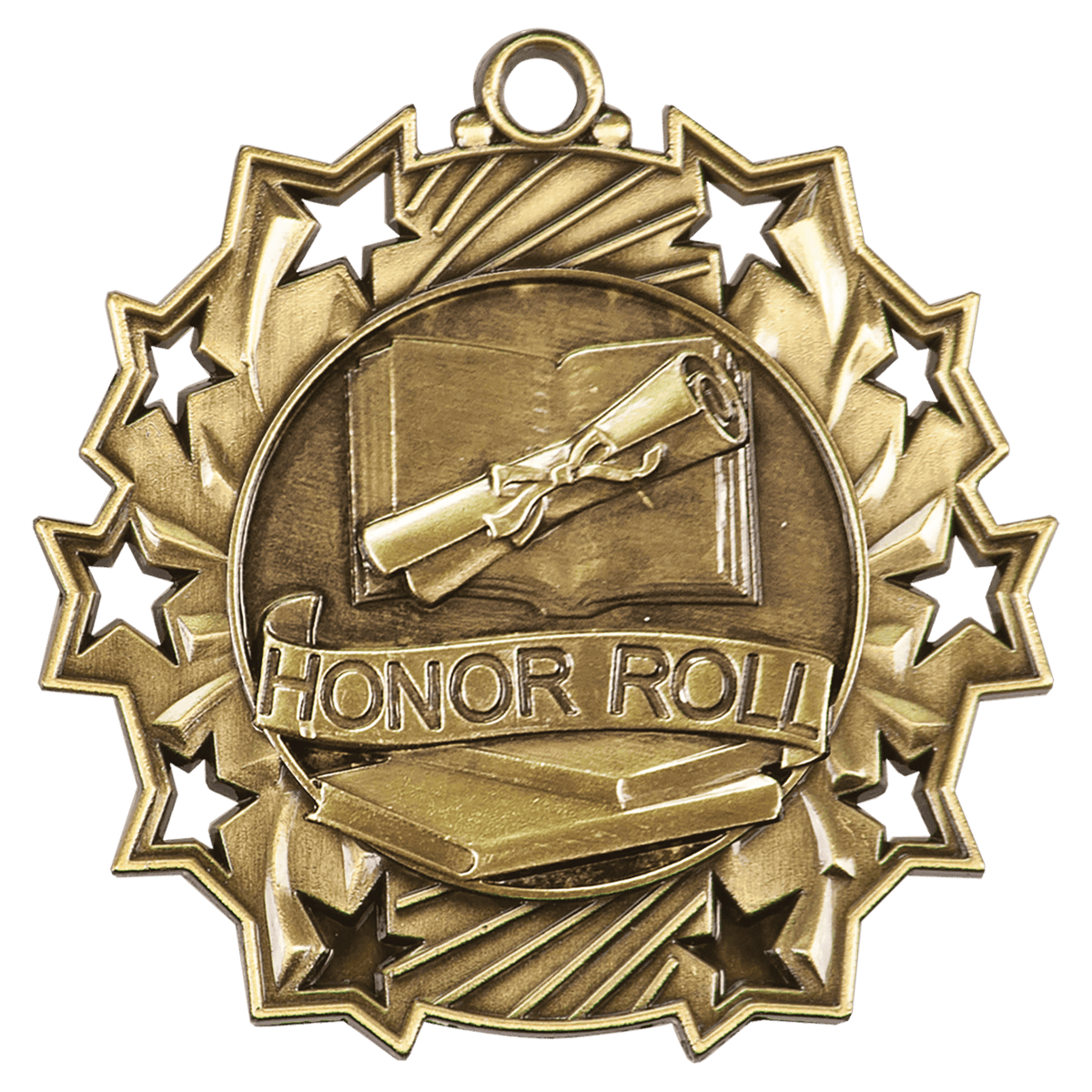 Honor Roll Ten Star Medal-Gold