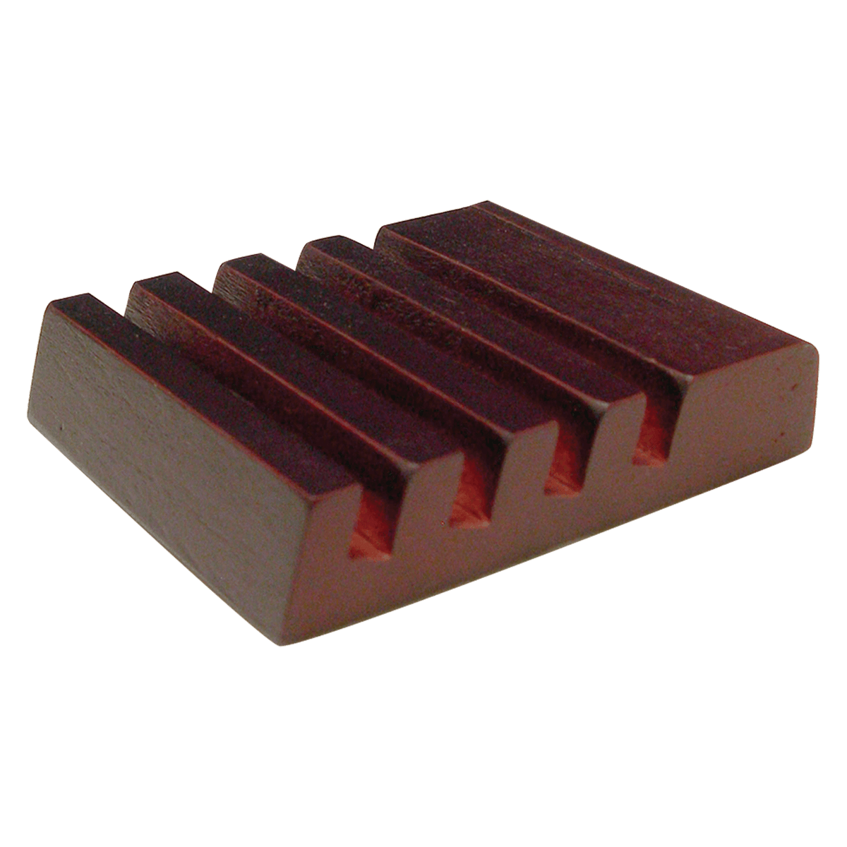 Mahogany Slotted Coaster Holder (Coasters Sold Separately)