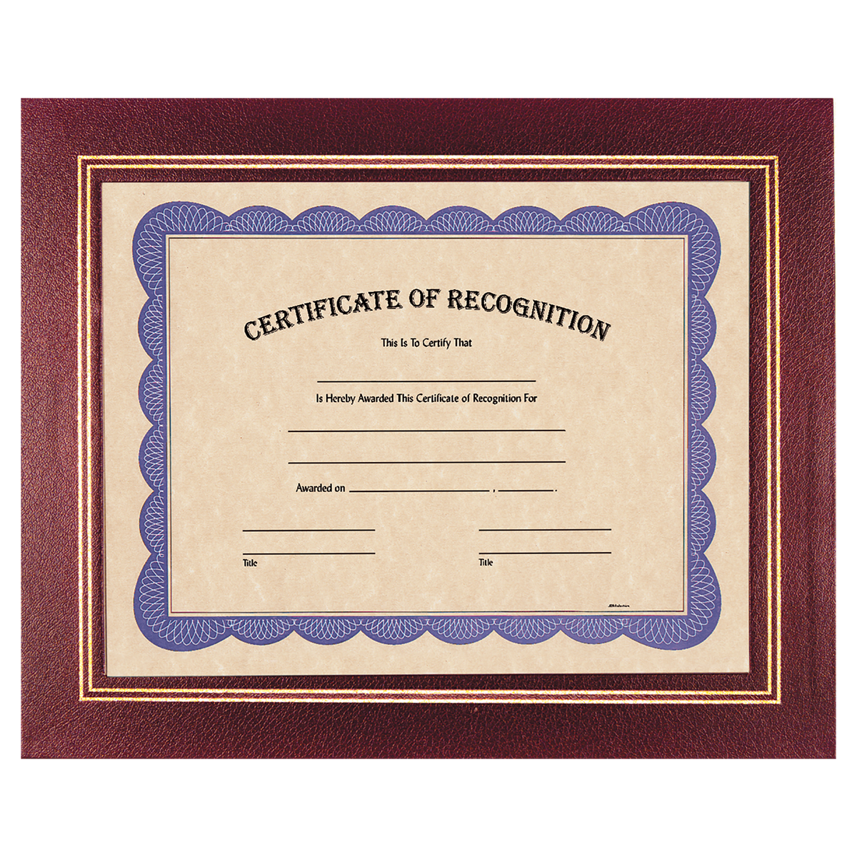 Burgundy Z7 Certificate Holder