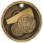 Cheer 3-D Medal-Gold