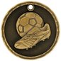 Soccer 3-D Medal-Gold