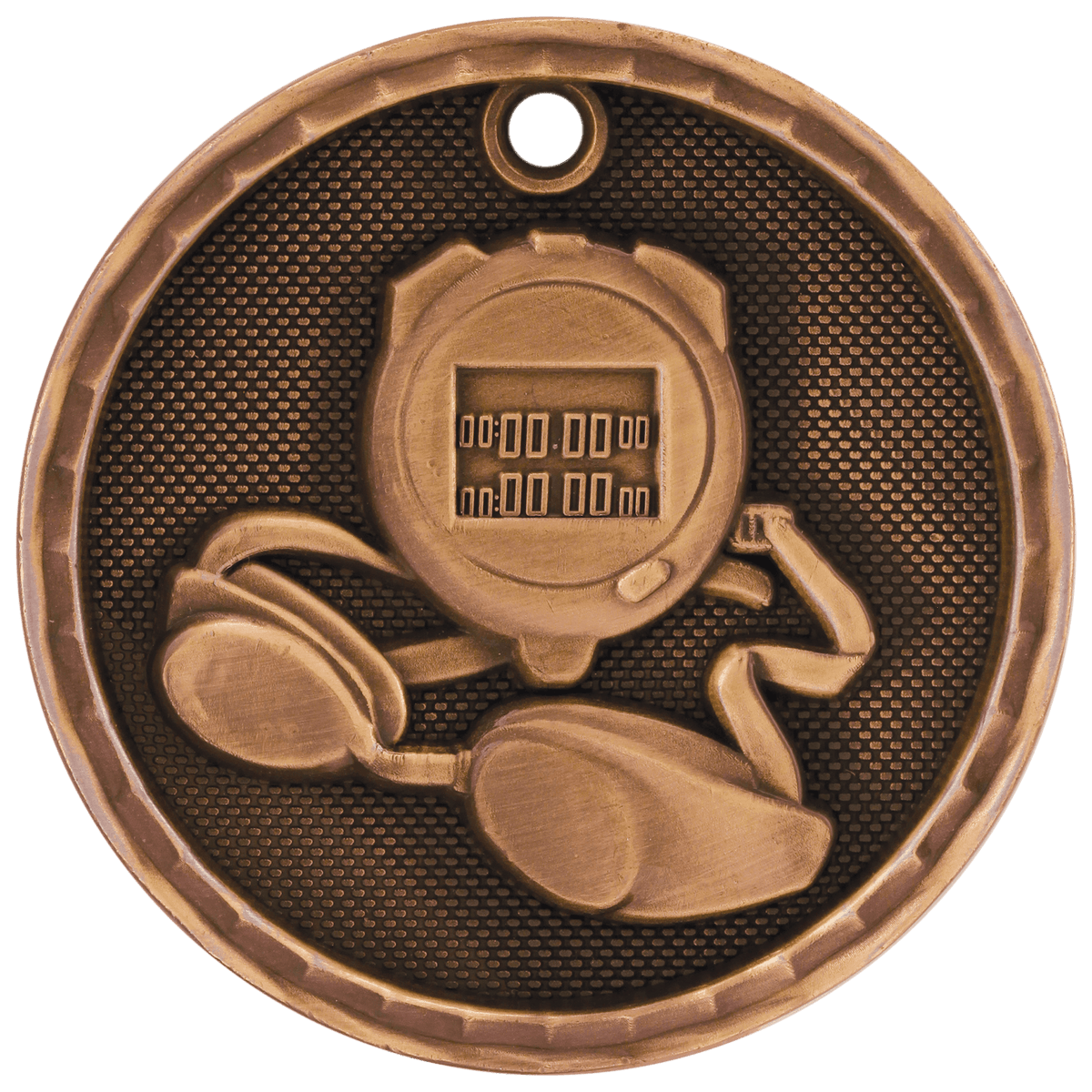 Swimming 3-D Medal-Bronze