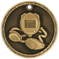 Swimming 3-D Medal-Gold