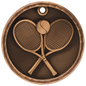 Tennis 3-D Medal-Bronze
