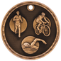 Triathlon 3-D Medal-Bronze