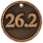 26.2 (Marathon) 3-D Medal-Bronze