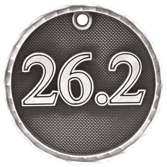 26.2 (Marathon) 3-D Medal-Silver