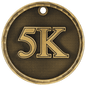 5K 3-D Medal-Gold