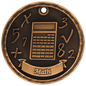 Math 3-D Medal-Bronze