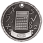 Math 3-D Medal-Silver