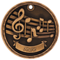 Music 3-D Medal-Bronze