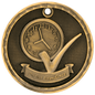 Perfect Attendance 3-D Medal-Gold