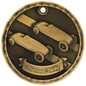 Pinewood Derby 3-D Medal-Gold
