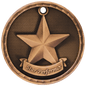 Star Performer 3-D Medal-Bronze