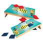 Full Color Wooden Mini Bag Toss Game with 8 Bags