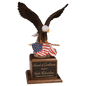 Hand Painted Eagle on a Genuine Walnut Base