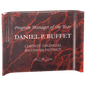 8" x 6" Red Marble Acrylic Crescent