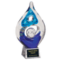 8 1/2" Winner Art Glass