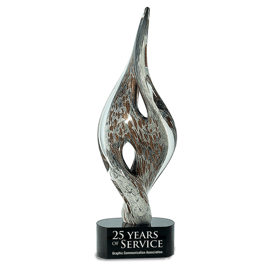 Twist Spire Art Glass