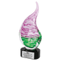 Pink/Green Art Glass