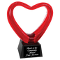 Red Heart Art Glass