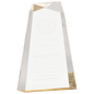 9"Gold Facet Wedge Acrylic