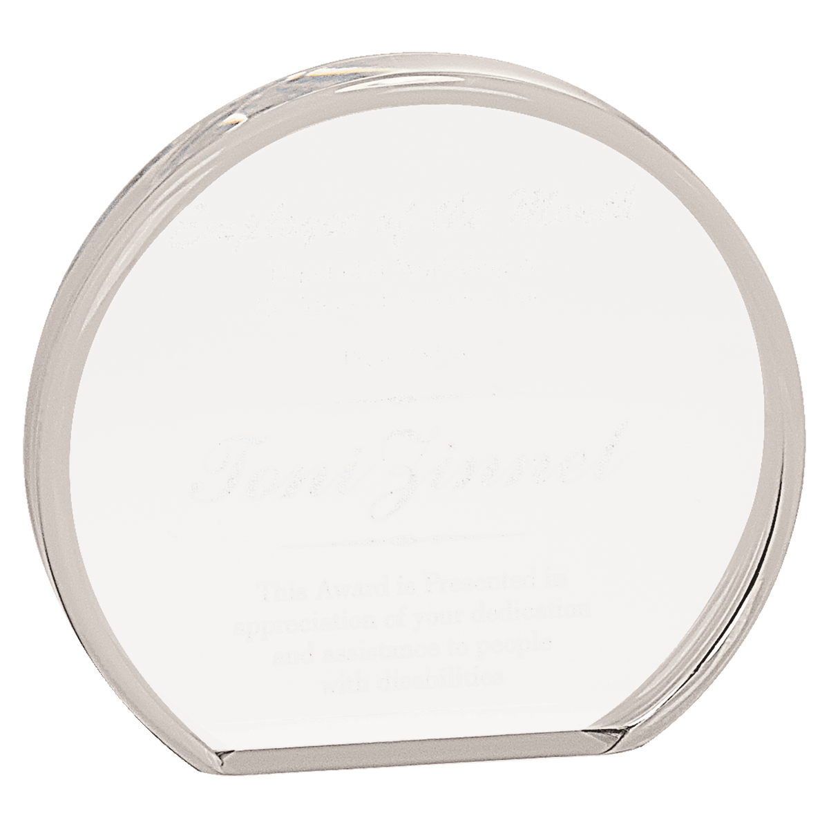5" Clear Round Acrylic
