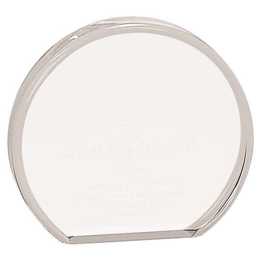 5" Clear Round Acrylic