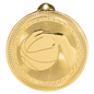 Basketball BriteLazer Medal-Gold