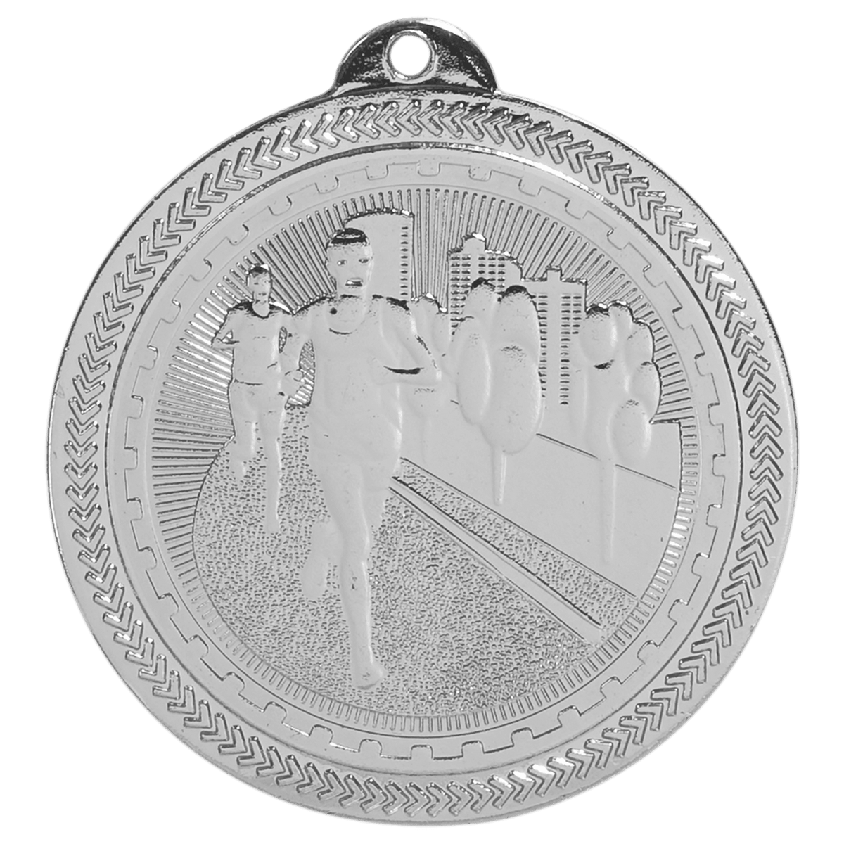 Cross Country BriteLazer Medal-Silver