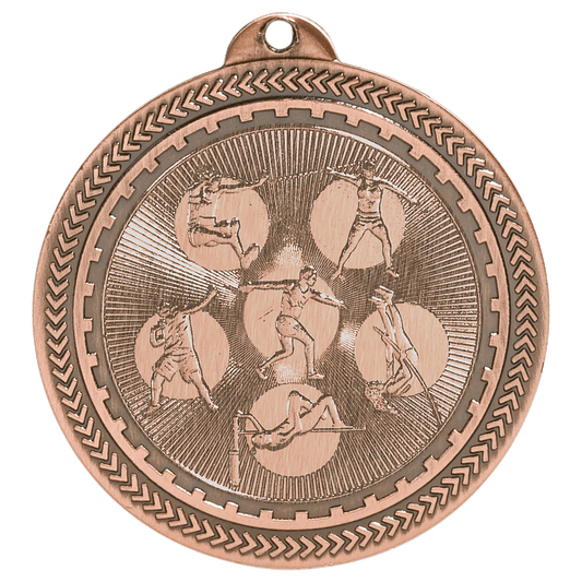 Track & Field BriteLazer Medal-Bronze