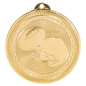 Football BriteLazer Medal-Gold