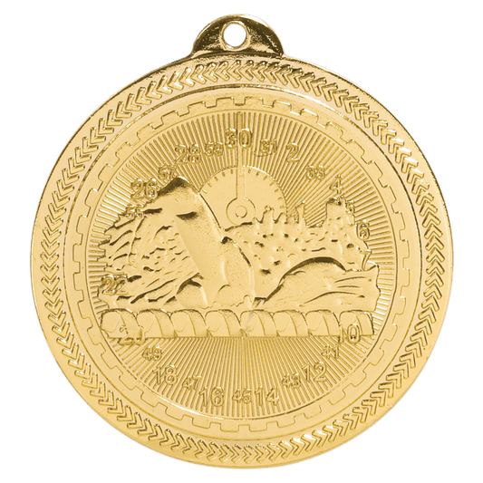 Swimming BriteLazer Medal-Gold