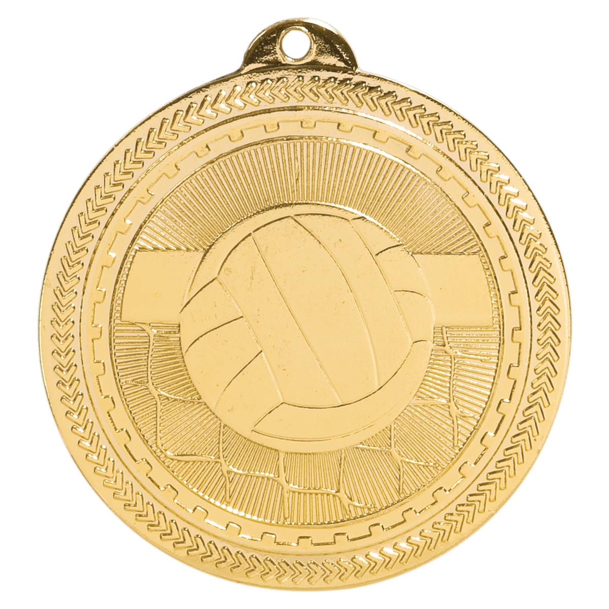 Volleyball BriteLazer Medal-Gold