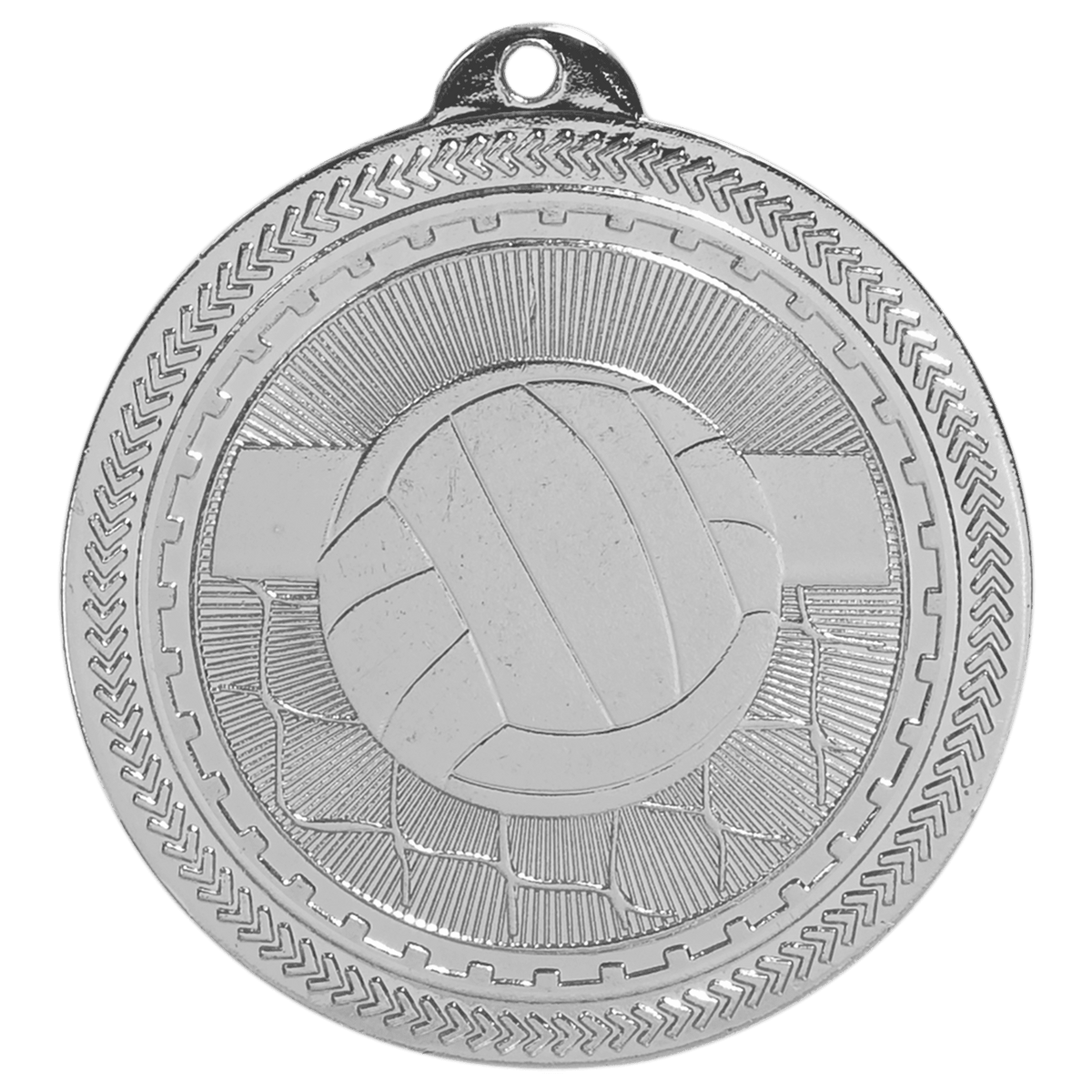 Volleyball BriteLazer Medal-Silver