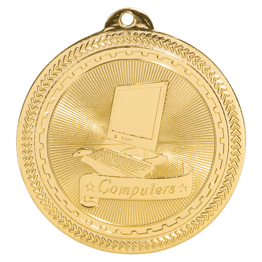 Computers BriteLazer Medal-Gold