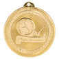 Perfect Attendance BriteLazer Medal-Gold