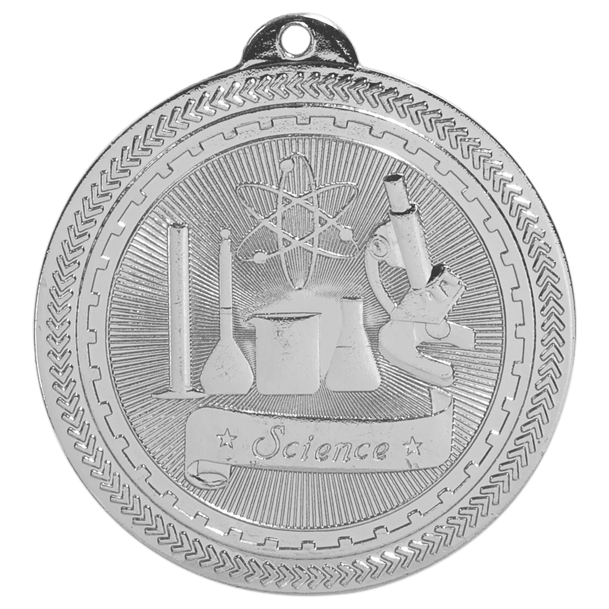 Science BriteLazer Medal-Silver