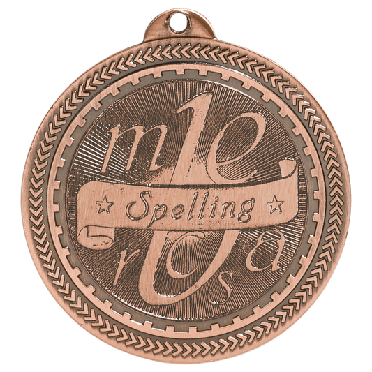 Spelling BriteLazer Medal-Bronze