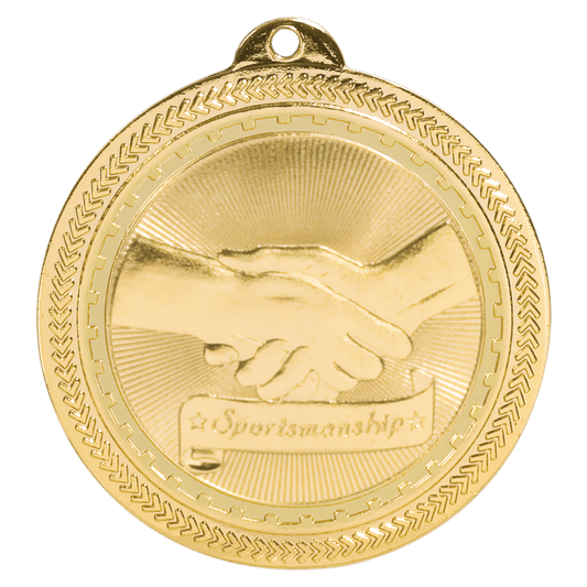 Sportsmanship BriteLazer Medal-Gold
