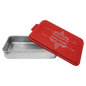 Aluminum Cake Pan with Red Powder Coated Lid