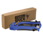 Bison River Blue Anodized Aluminum Rescue Knife
