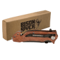 Bison River Wood Handle Rescue Knife